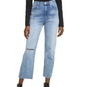 BLANKNYC Ribcage Straight Leg Denim Jeans